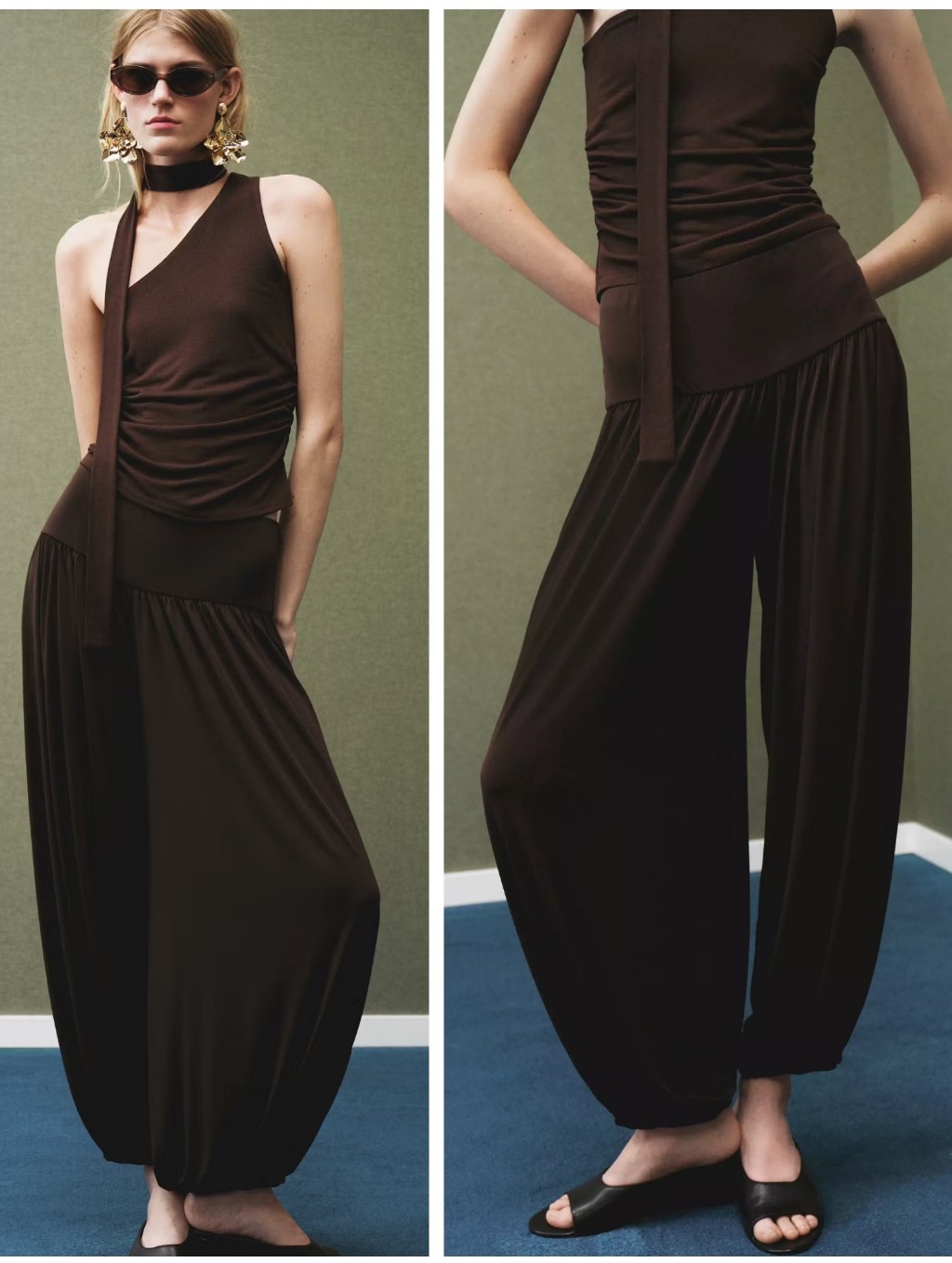 Mango Top/Pants Set